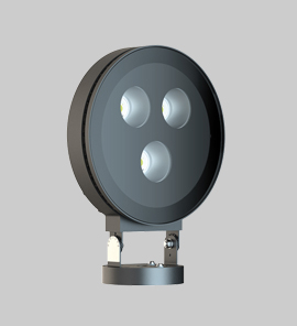 Boxer Round Projector 3 LED