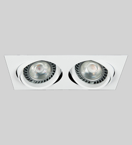 Sirius Recessed Square Double